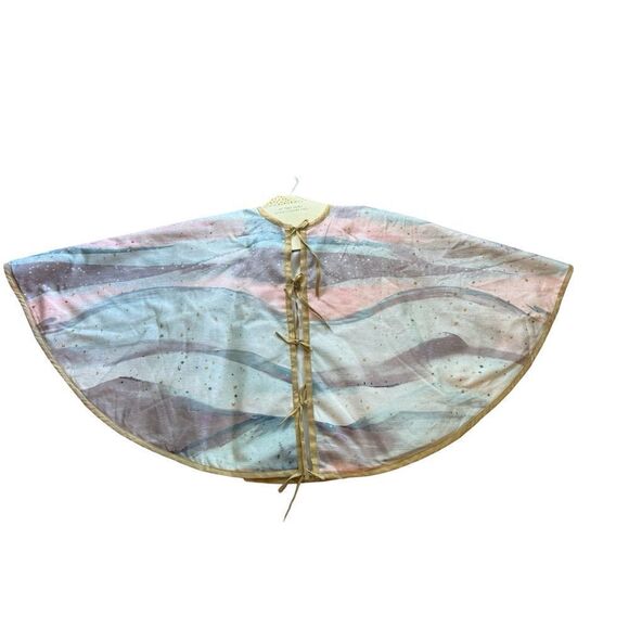 CYNTHIA ROWLEY New York “Hope Peace Joy” Christmas Tree Skirt 50” NWT - Picture 7 of 10